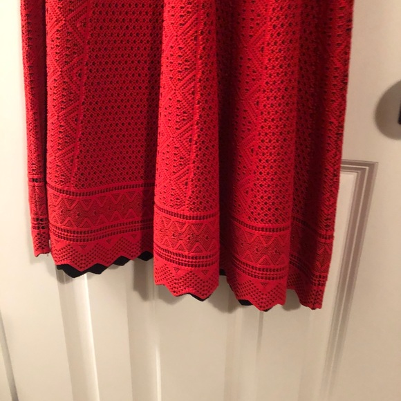 Gianni Bini Red City Shore Knit Dress - Picture 9 of 13